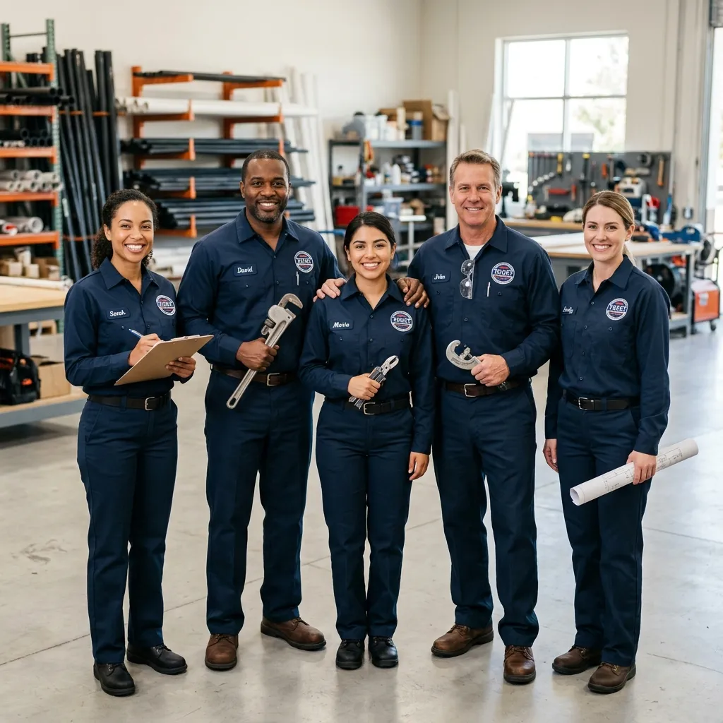 Vetted Professional Plumbing Team